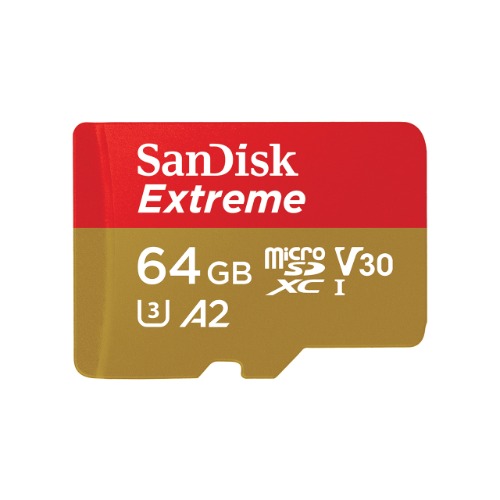 샌디스크 익스트림 마이크로SD 64GB 160MB 스마트폰 블랙박스 카메라 테블릿