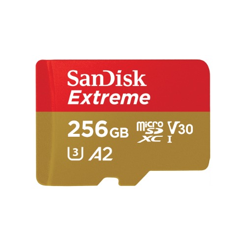 샌디스크 익스트림 마이크로SD 256GB 190MB 스마트폰 테블릿 블랙박스 카메라